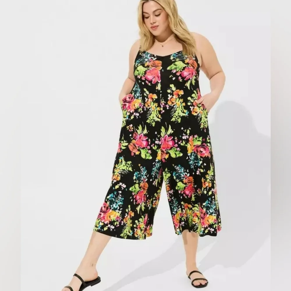 NWT Torrid Super Soft Culotte Jumpsuit - Picture 1 of 10